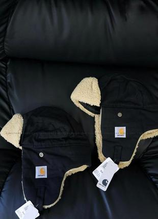 Шапка вушанка carhartt