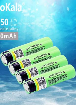 Аккумулятор 18650 liitokala lii 34b 3400 mah 3,7v, без защиты (промышленный),li-ion.с плоским контактом