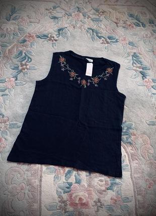 Блуза брендовая с биркой розовая рубашка легкая прозрачная новая zara черная с вышивкой вышиванка