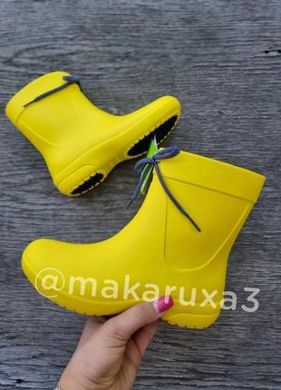 Резиновые сапоги crocs w5-j3-34/35-21/22cm