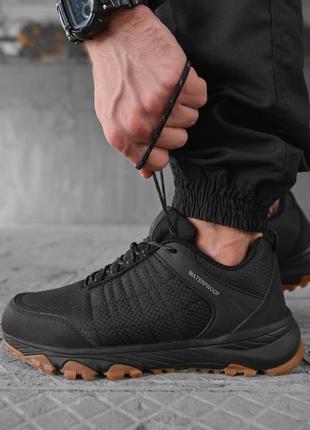 Мужские термо кроссовки skiff black