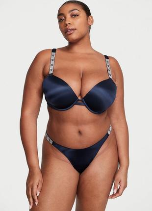 Набір білизни victoria's secret зі стразами, оригінал, пуш-ап 36с/80с, 34в/75в, трусики s,m