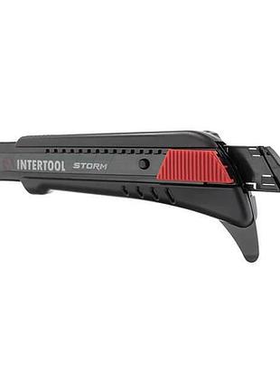 Нож сегментный intertool-storm - 18 мм для линолеума 9