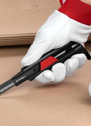 Нож сегментный intertool-storm - 18 мм для линолеума 3