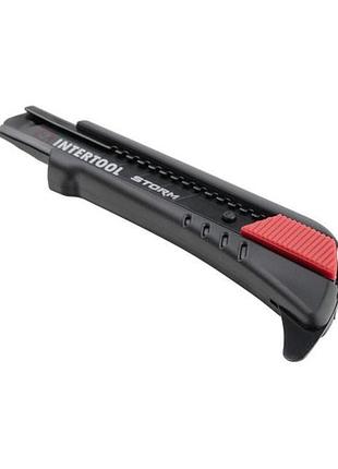 Нож сегментный intertool-storm - 18 мм для линолеума 8