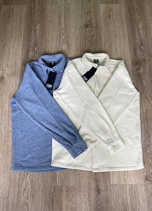 Теплая флисовая рубашка