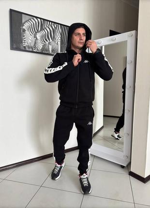 Зимовий спортивний костюм kappa lampass трьохнитка з начосом