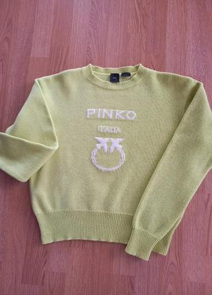 Вовняний  светр pinko 46 роз. ціна 2 тис  300гр.