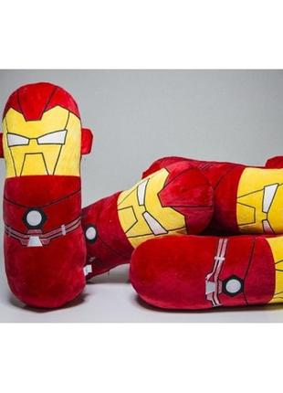 М'яка іграшка (подушка-валик)   iron man 50см