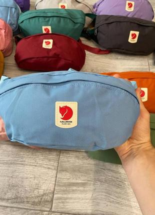 Топ якість! бананка, сумка на пояс fjallraven kanken з тканини