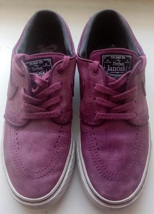 Оригинал. 23 см. замшевые кроссовки кеды nike sb zoom stefan janoski