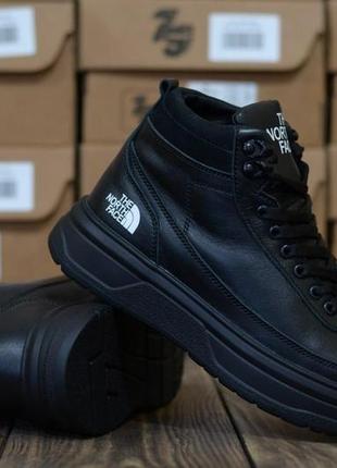 Зимові підліткові шкіряні черевики/кеди the north face6 фото