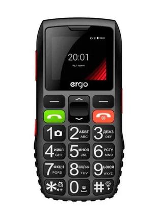 Мобільний телефон ergo f184 respect black бу.