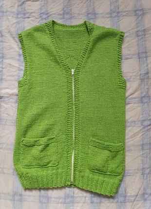 Желетка ручна в’язка. handmade
