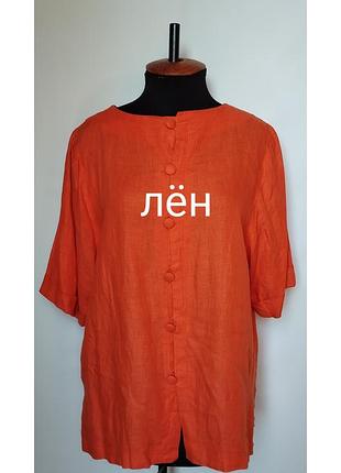 Льняная блуза, льняной топ
