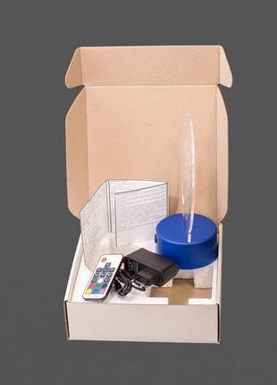 3d-світильник гімнастка, 3д-нічник, кілька підсвічувань (на пульті)