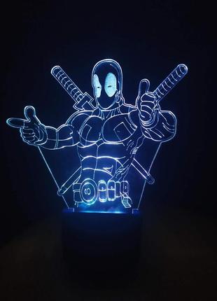 3d-світильник leon, бравел старс, 3д-нічник, кілька підсвічувань (на пульті)