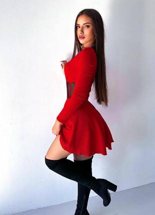 Сукня з імітацією корсету4 фото