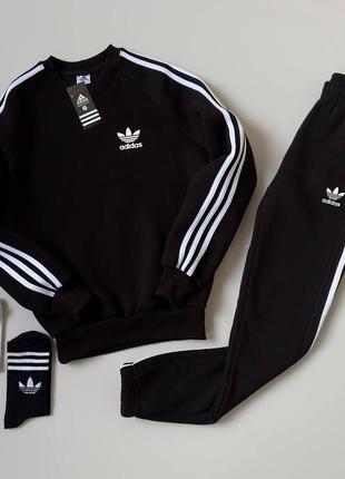 Теплий чоловічий костюм adidas