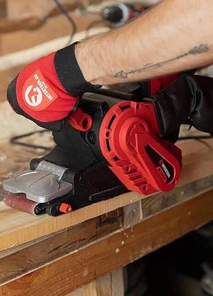 Ленточная шлифмашина intertool - storm 1010вт 7