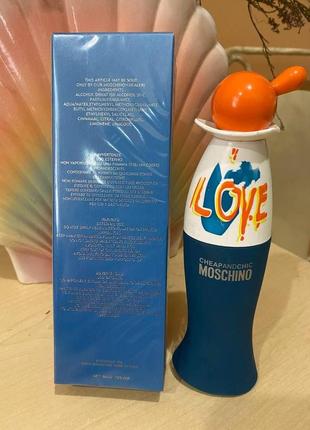 Moschino i love love 100 мл духи жэнкие, парфюм женский, парфюм женский, туалетная вода, парфюмированная вода3 фото