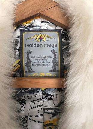 Шуба из натуральной лисы golden mega