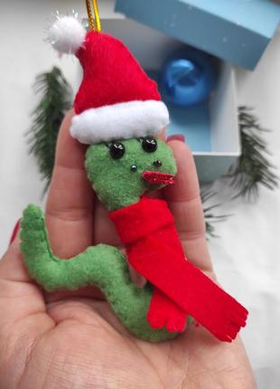 Новогодние игрушки, игрушки на елку, игрушки из фетра, подарок на новый год, подарок на мыкола