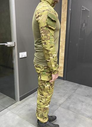 Армейская кофта убакс, мультикам койот, размер xxl, тактическая рубашка убакс мультикам ll2 фото