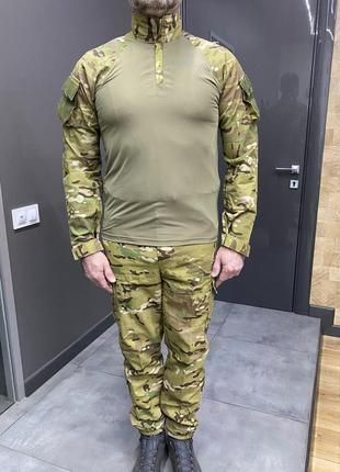 Армейская кофта убакс, мультикам койот, размер xxl, тактическая рубашка убакс мультикам ll3 фото