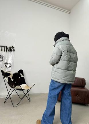 Теплая куртка-пуффер с капюшоном xs,s,m,l2 фото