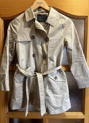 Дитячий тренч пальто zara