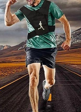 Нагрудна сумка- жилет для бігу фітнесу verk group ammunation