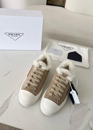 Кеди prada зимові кеди прада