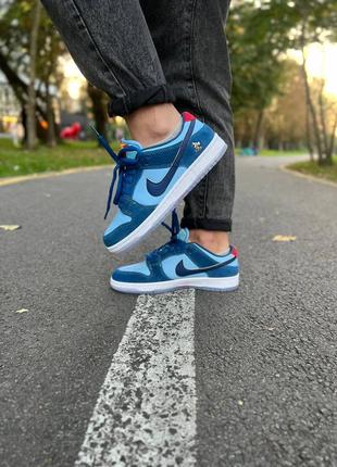 Кроссовки nike sb dunk pro x why so sad 'the predatory bird'7 фото