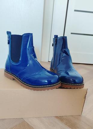 Гарні шкіряні чобітки evie shoes