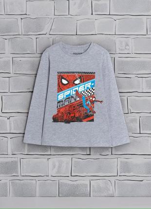 2-3/6-7/7-8 р новый фирменный реглан лонгслив кофта spiderman человек-паук marvel sinsay