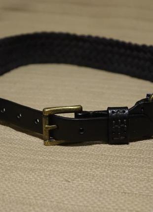 Отличный комбинированный фирменный ремень tommy hilfiger сша ( 85 см.)