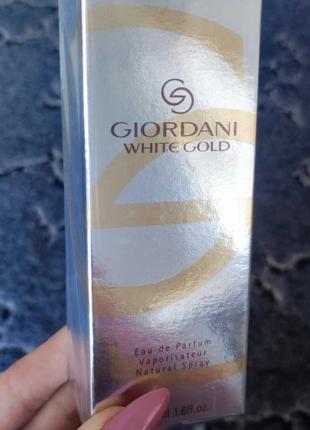 Парфуми giordani white gold oriflame колекційні