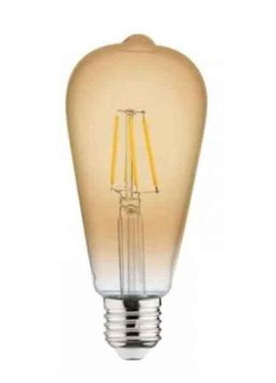 Лампа світлодіодна filament tb 009а st64 6w тм ege led
