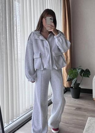 Трендовый теплый костюм xs,s,m,l