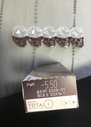 Контактні лінзи dailies total 1 (одноденні)