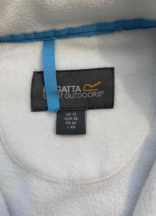 Біла флісова кофта на змійці regatta outdoor3 фото