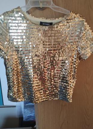 Блискуча блуза