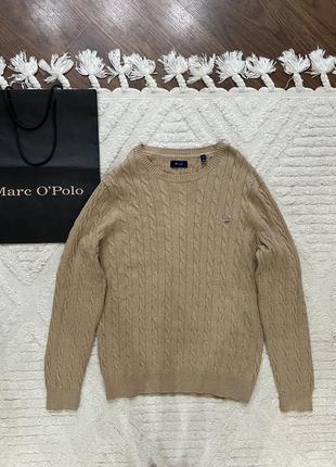 Мужской стильный свитер gant (massimo dutti )