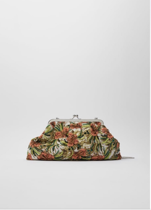 Сумка с бисером zara