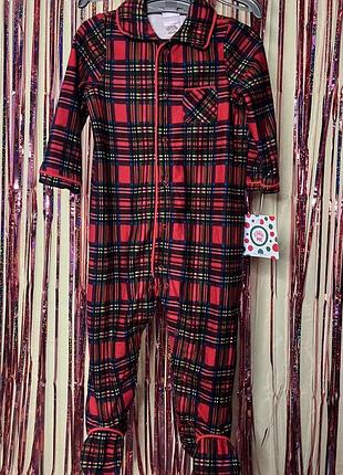 Новорічний чоловічок 6/12 місяців новорічна піжама