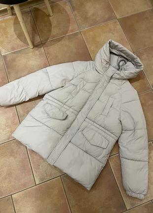 Подовжена куртка, парка єврозима, зима, демі, з капюшоном