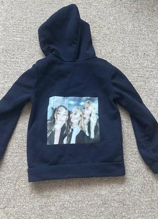 Толстовка для дівчинки на розмір 140, утеплена