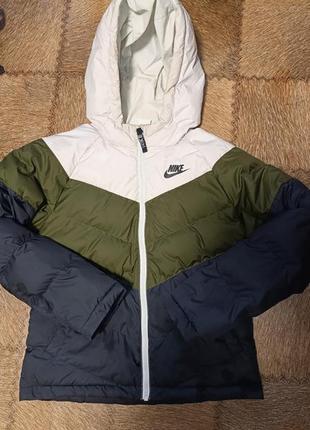 Куртка детская для холодной погоды зимняя с капюшоном куртка детская nike u nsw synthetic fill jacket cu9157-073 original 146-156 см (195237991747) ,м