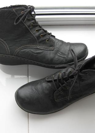 Ботинки clarks, р.38-39 стелька 25,5 см кожа